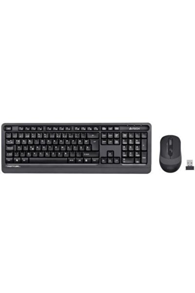 logitech A4 Tech Fg1010 F Kablosuz Mm Klavye Mouse Set Gri