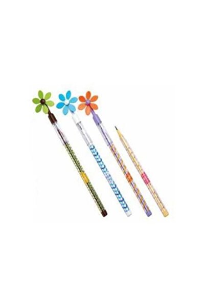 ALPER Çocuklar Yumurtlayan Kalem Çiçek Figürlü Pervaneli Dönen Kalem (1 Adet)