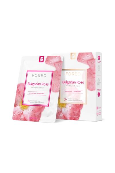 FOREO Bulgarian Rose Moisturizing 3-Pack Sheet Mask