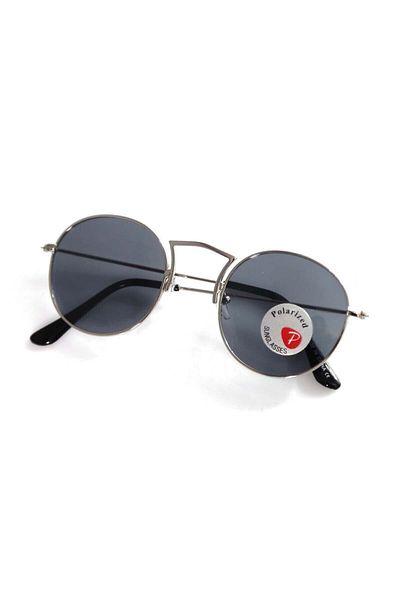 Polo55 Round Metal Polarized Women&#39;s Sunglasses Pl22kg013r003