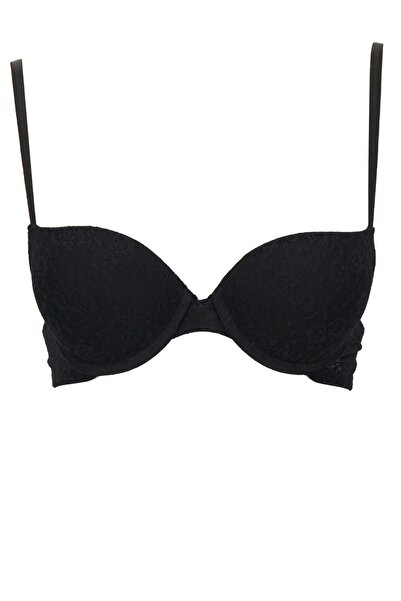 DeFacto Women's Black Lace Push Up T-shirt Bra U7692AZ21SP