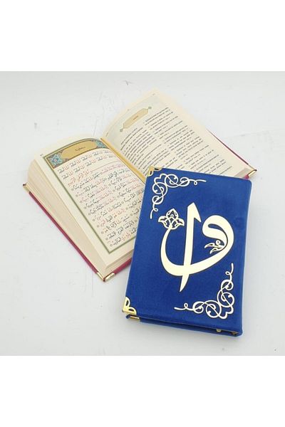 AGH Değerli Hediyeler Dimensiune geantă Cevşen Suede Albastru închis
