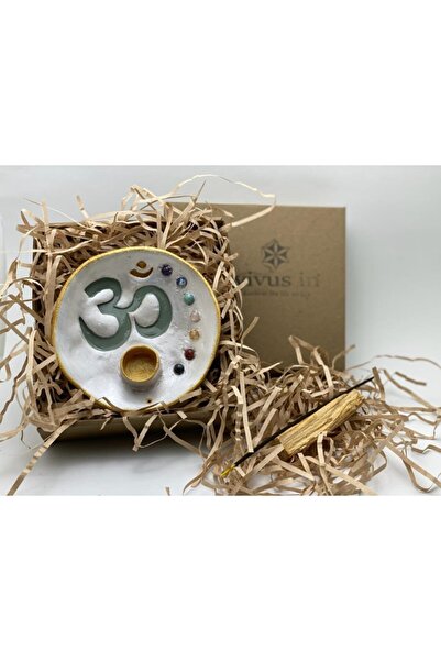 vivus in Vivusin Om Çakra Taşlı Palo Santo Tütsülük Inci-adaçayı Palo Santo H...