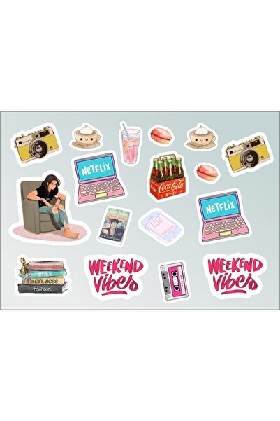 Sticker Adresim Hobbies Sticker Seti - Planner - Ajanda - Bullet Journal Için...