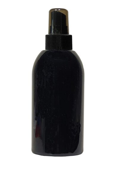 Paradise Boş Pet Şişe 100 Ml + Sprey Valf Kolonya,dezenfekten,parfüm Siyah Şi...