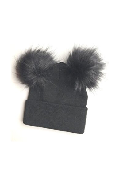 DHN قبعة تريكو للأطفال الرضع مع بوم بوم