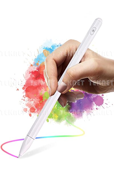 TEKNETSTORE Ipad Air 4. Nesil 10.9 Inç Active Stylus Özel Yazı / Çizim Kalemi Palm Rejection Dokunmatik Kalem
