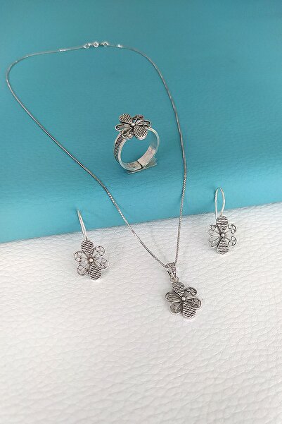 Mutlu Gümüş Telkari Takım