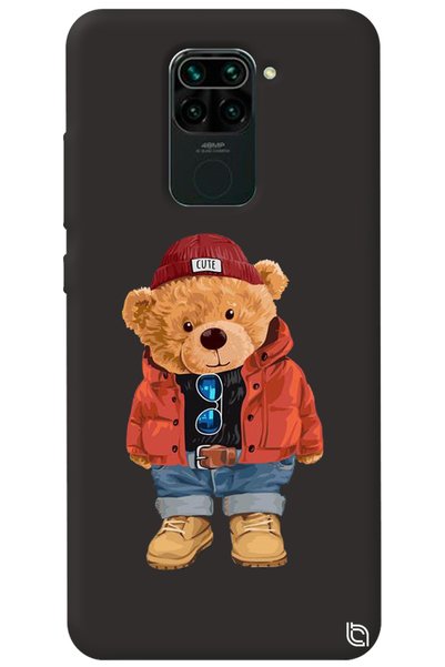 WANNA PROTECT حافظة هاتف من السيليكون لهاتف Xiaomi Redmi Note 9 باللون الأسود...