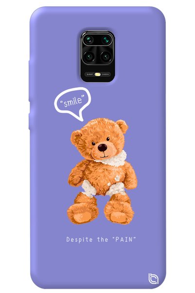 WANNA PROTECT حافظة هاتف Xiaomi Redmi Note 9 Pro من السيليكون باللون الأرجوان...