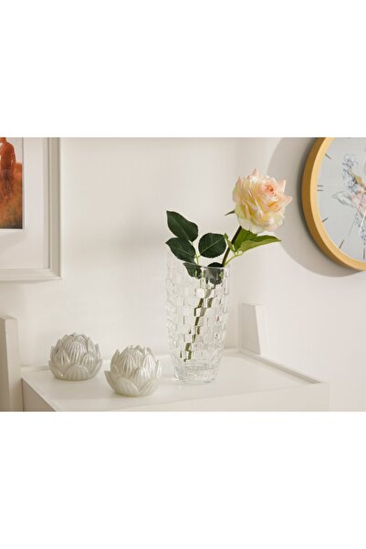 English Home Canker Bloom Kumaş Tek Dal Yapay Çiçek 45 Cm Krem