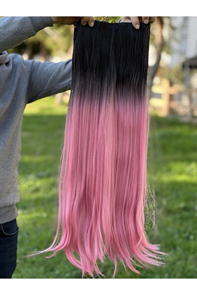 Fenomen Peruk Ίσιο Ημιμήνιο 2 Πλαϊνό Ροζ Κουμπωτό 75-80 εκ