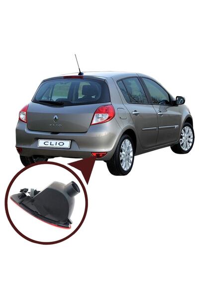USLU OTO Renault Clio 3 Sağ Arka Sis Lambası Sis Farı 2008-2011 Duysuz