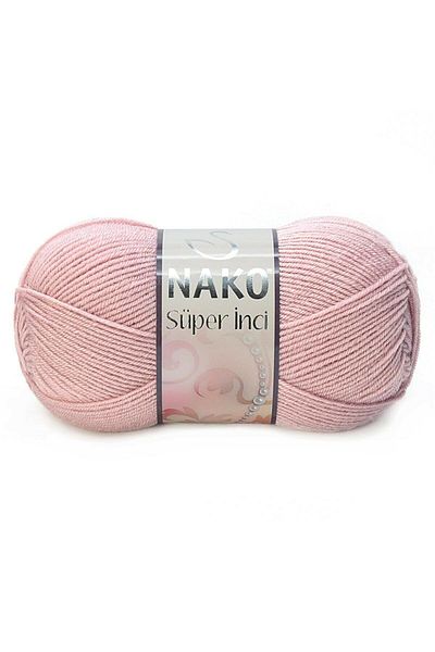 NAKO 5 Pieces ) Super Pearl 10275 Powder Hand Knitting Thread Vest Cardigan Sweater Thread Baby Thread