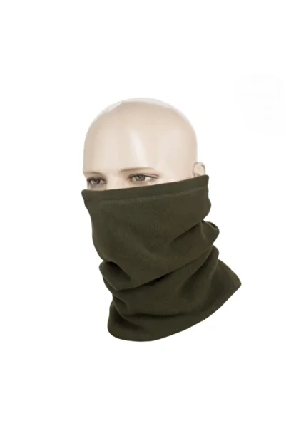 Tam12 Winter Fleece Scarf Beanie Neck Collar Thermal Neck Warmer Bandana Men Women Face Mask Hat