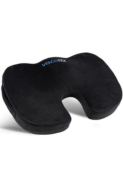 VİSCOTEX Sitting Cushion Anti-Slip Base Double Cover Protecting Office Chair, Car Seat