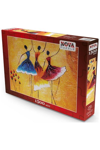 Nova Puzzle Nova 1500 Piece Dancing Girls Mini Puzzle - Yung Chao Chen