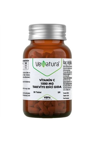VeNatura Vitamin C 1000 Mg Food Supplement 30 Tablets