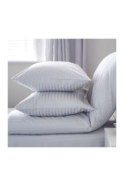 Zarif Home Striped Cotton Satin Pillow-800 gr