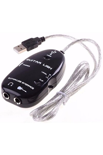 Alfais Al-4672 Usb Gitar Guitar Link Kablosu Çevirici Dönüştürücü
