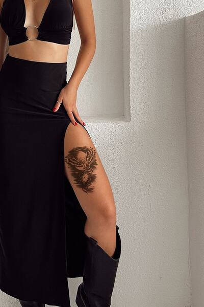 TAKIŞTIR Geçici Baykuş Dövme Tattoo