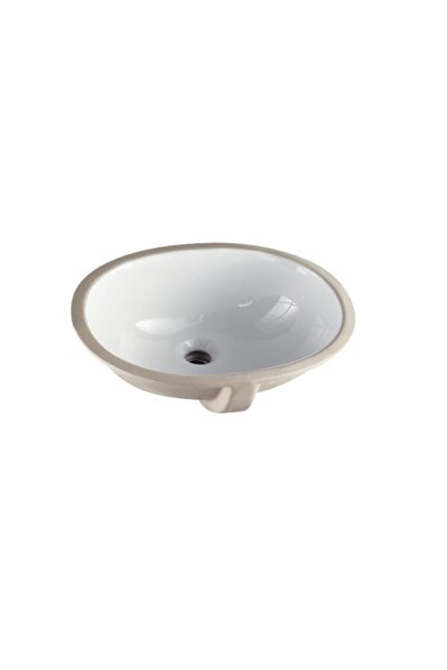 Turkuaz Cerastyle Tezgah Altı Hilton Yapıştırma Lavabo 44*34 Cm