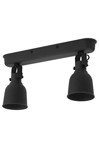 IKEA spot lamba, koyu gri, 2 spotlu Uyumlu