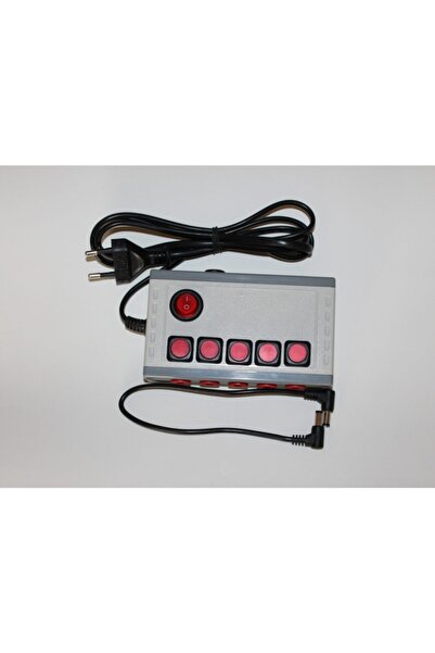 TEXT Pedal Adaptörleri (BEŞ PEDAL) 9v 2000ma, Beş Pedal Çalıştırmak Için
