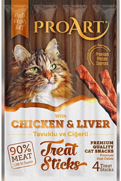 ProArt Tavuk Etli Ve Ciğerli Yetişkin Kedi Ödül Maması 4x5 gr