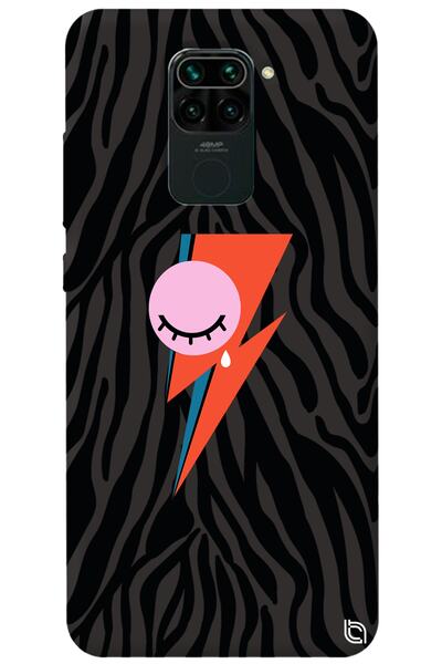 WANNA PROTECT Xiaomi Redmi Note 9 Black Color Premium Velvet Eye Tear Pattern...