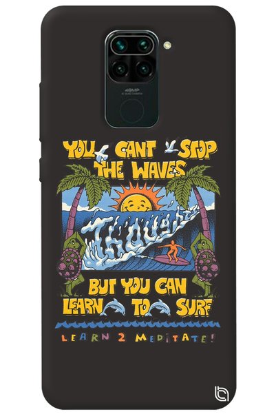 WANNA PROTECT حافظة هاتف من السيليكون لهاتف Xiaomi Redmi Note 9 باللون الأسود...