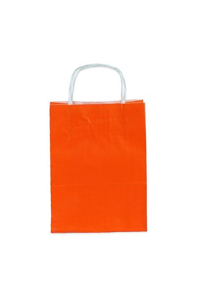 Kraft Orange Bag 25x12x31 (50 Pieces) (Paper Bag)