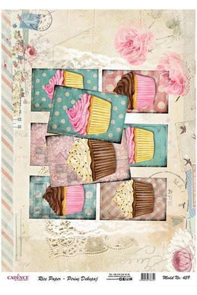 Cadence Brass Decopage Paper Model 459
