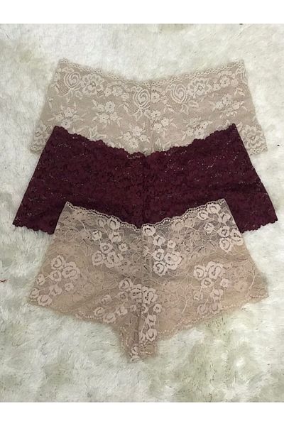 mendoza store Γυναικεία Δαντελένια Σλιπ και Σετ μπόξερ