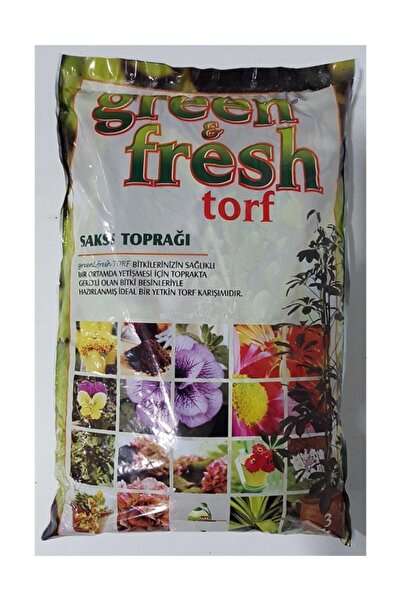 Asenya Yerli Torf Perlit Karışımlı Torf Çiçek Torfu 3 Litre
