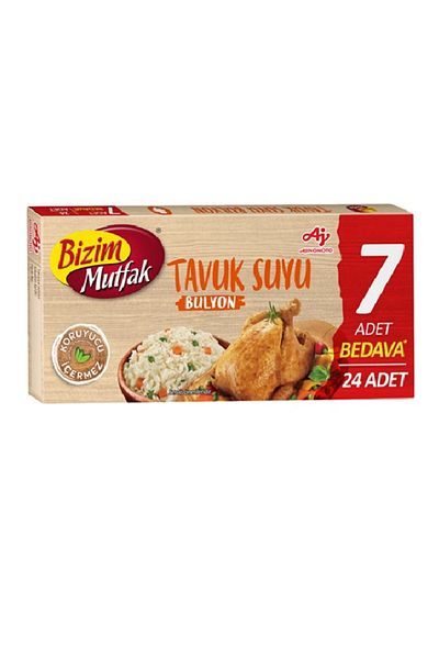 Bizim Mutfak Free Range Chicken Broth 240 Gr 24 Pack