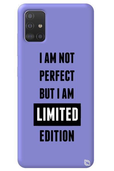 WANNA PROTECT Samsung A71 Lilac Colored Premium Velvet Inside Limited Pattern...