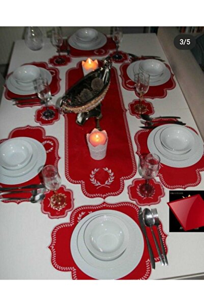 HİFA Set de serviciu și alergător american (13 bucăți)