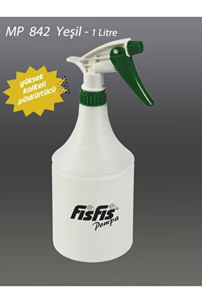 Plastich Kimyasala Dayanıklı 1 Lt Fısfıs Manuel Sprey Pompa Beyaz