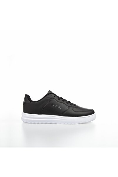 Pierre Cardin PC-10155 Μαύρα/Λευκά Ανδρικά Αθλητικά Παπούτσια με Βελονάκια