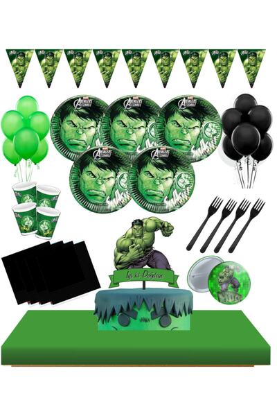 Masal Şekerleme 16 Kişilik Hulk Parti Seti