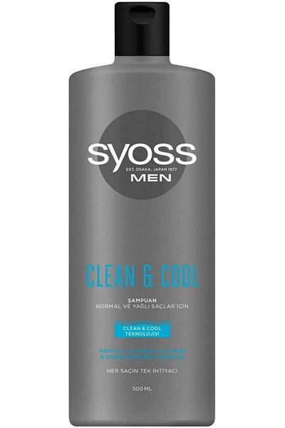 Syoss Men Clean Cool 500 ml Shampoo - 1 Piece