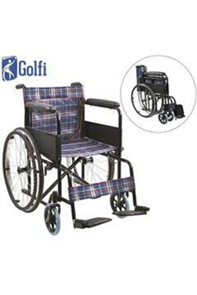 GOLFİ Basic Tekerlekli Sandalye Ekose