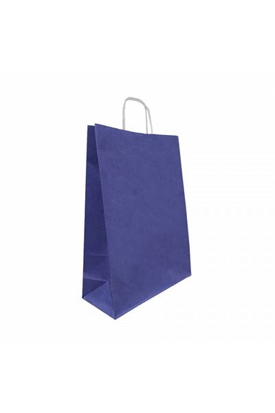Kraft Navy Blue 31x12x41 (25 Pieces) (Paper Bag)