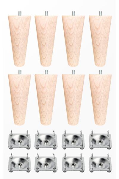 turanahşap Picior canapea - Picior de bază - Picior de masă de cafea - Picior...