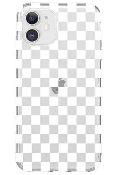 WANNA PROTECT Iphone 11 Dama Desenli Desenli Şeffaf Silikon Telefon Kılıfı