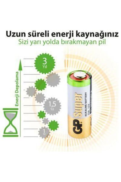 GP Alarm Araç Garaj Araç Kepenk Kumanda Pili 23 A 12 Volt Alkalin Pil 23a 12v 23a Alkalıne Pil
