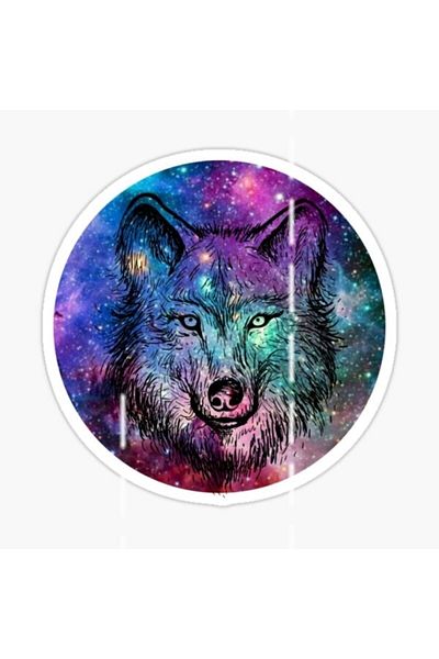 TSC Autocolant pentru mașină Furious Angry Wolf Auto Paste 18cm R2