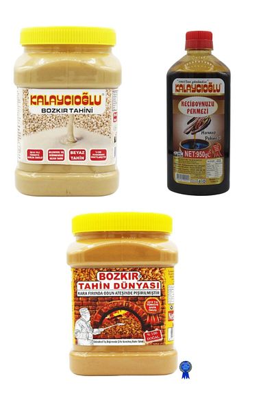 Kalaycıoğlu 935 Gr White Tahini World + 950 Gr Harnup Molasses - Economic Package