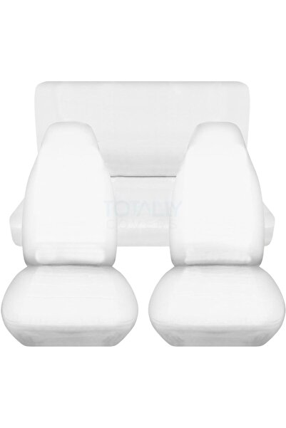 Genel Markalar Honda Civic Oto Koltuk Koruyucu Kılıf Araç Beyaz Penye Servis ...